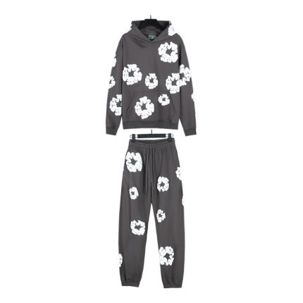 Conjunto Chándal Denim Tears - Gris Oscuro