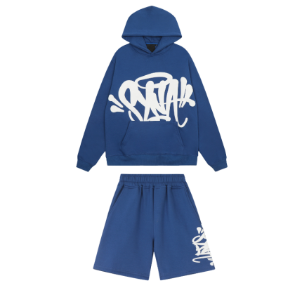 Conjunto Chándal Syna World - Sudadera + Pantalón Corto - Azul