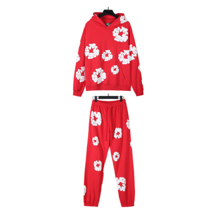 Conjunto Chándal Denim Tears - Rojo