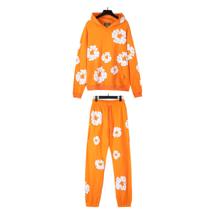 Conjunto Chándal Denim Tears - Naranja