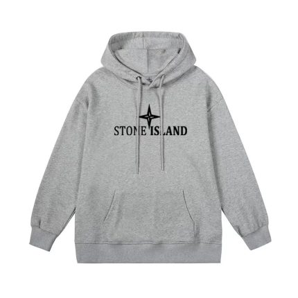 Sudadera Stone Island - Gris con Logo