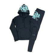 Conjunto Chándal Syna World - Black Syna Blue Logo - Imagen 2