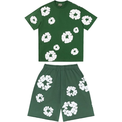 Conjunto Camiseta + Pantalón - Denim Tears Verde