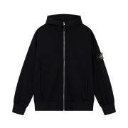 Sudadera Stone Island - Negra con Cremallera