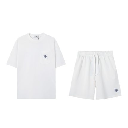 Conjunto Stone Island - Blanco