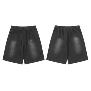 Pantalones Cortos Chrome Hearts - Negros desgastados Chándal - Imagen 2