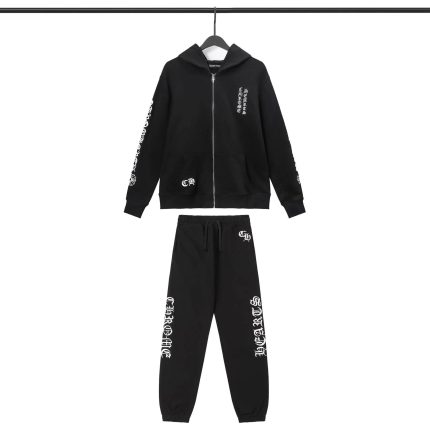 Conjunto Chándal Chrome Hearts -Negro