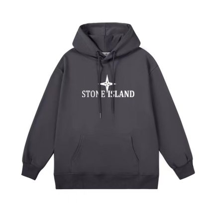 Sudadera Stone Island - Gris Oscuro con Logo