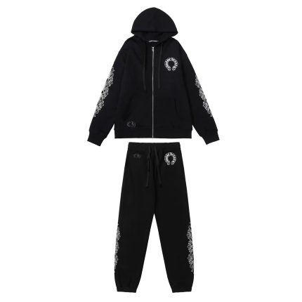 Conjunto Chándal Chrome Hearts -Negro