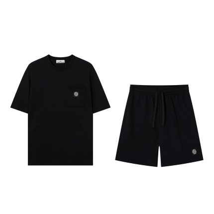 Conjunto Stone Island - Negro