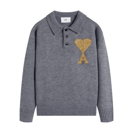 Jersey/Polo Ami Paris - Gris